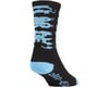 Image 2 for All-City Darker Wave Socks (Black/Blue)